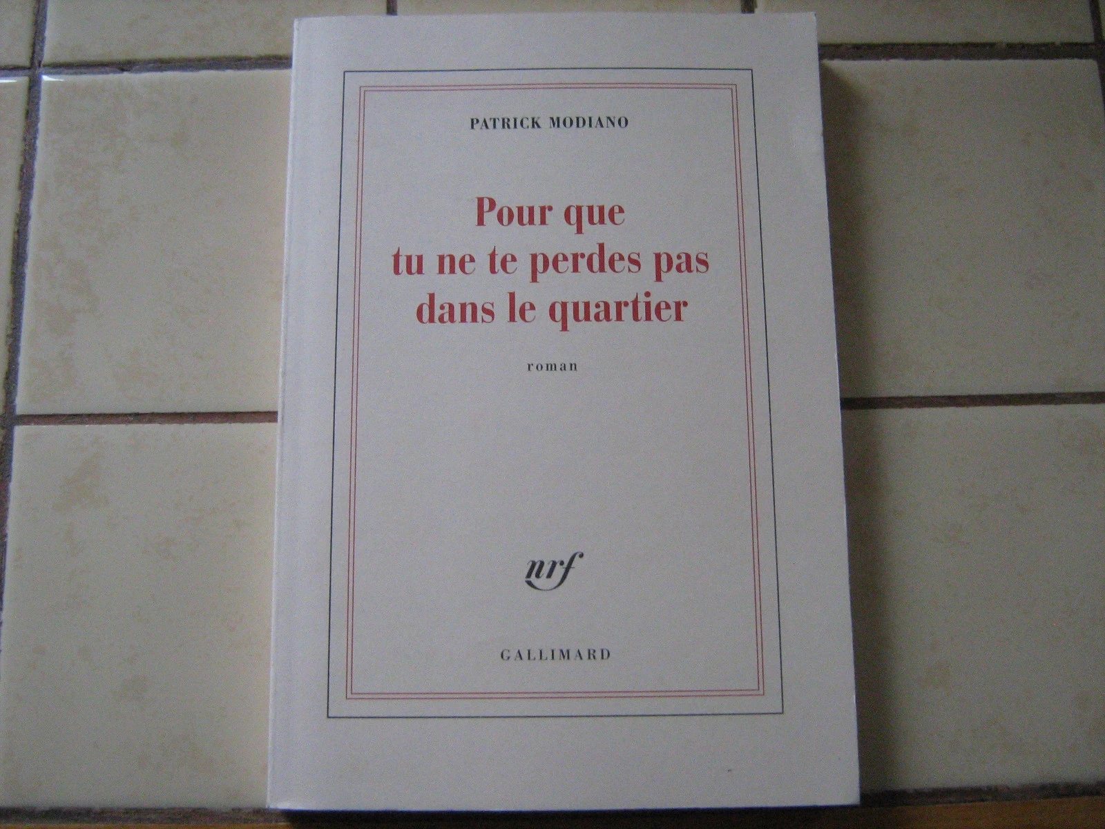 pour que tu ne te perdes pas dans le quartier